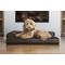 Show in main carousel: FurHaven Plush Deluxe Chaise Orthopedic Cat & Dog Bed with Removable Cover, Sable Brown, Large slide 1 of 11