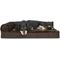 Show in main carousel: FurHaven Plush Deluxe Chaise Orthopedic Cat & Dog Bed with Removable Cover, Sable Brown, Medium slide 1 of 12