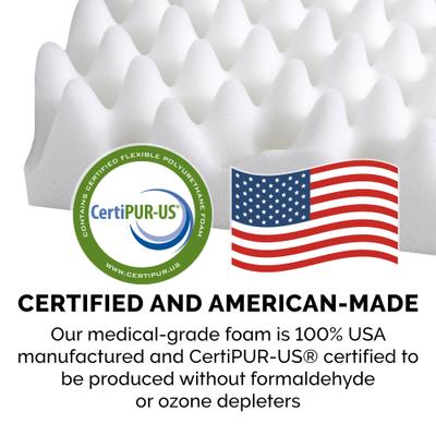 Show full view: FurHaven Plush Fur & Almond Print Orthopedic Deluxe L-Chaise Sofa Cat & Dog Bed, Blue Almonds, Jumbo Plus slide 8 of 10