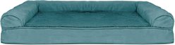 FurHaven Plush & Suede Convolute Orthopedic Bolster Cat & Dog Bed with Removable Cover & Liner, Deep Pool, Jumbo slide 2 of 9