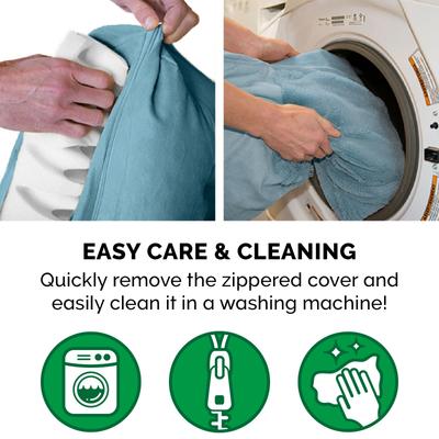 Show full view: FurHaven Plush & Suede Convolute Orthopedic Bolster Cat & Dog Bed with Removable Cover & Liner, Deep Pool, Jumbo slide 8 of 10