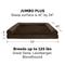 Show in main carousel: FurHaven Plush & Suede Convolute Orthopedic Bolster Cat & Dog Bed with Removable Cover & Liner, Espresso, Jumbo Plus slide 10 of 11