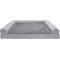 Show in main carousel: FurHaven Plush & Suede Convolute Orthopedic Bolster Cat & Dog Bed with Removable Cover & Liner, Gray, Jumbo Plus slide 2 of 10