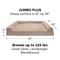 Show in main carousel: FurHaven Plush & Suede Cooling Gel Bolster Dog Bed with Removable Cover, Almondine, Jumbo Plus slide 6 of 11
