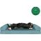 Show in main carousel: FurHaven Plush & Suede Cooling Gel Bolster Dog Bed with Removable Cover, Deep Pool, Large slide 5 of 11