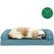 Show in main carousel: FurHaven Plush & Suede Cooling Gel Bolster Dog Bed with Removable Cover, Deep Pool, Medium slide 4 of 10