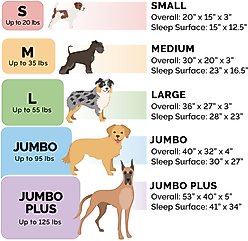 FurHaven Plush & Suede Cooling Gel Bolster Dog Bed with Removable Cover, Espresso, Jumbo slide 2 of 9