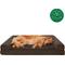 Show in main carousel: FurHaven Plush & Suede Cooling Gel Bolster Dog Bed with Removable Cover, Espresso, Jumbo slide 4 of 10