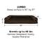 Show in main carousel: FurHaven Plush & Suede Cooling Gel Bolster Dog Bed with Removable Cover, Espresso, Jumbo slide 5 of 10