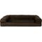 Show in main carousel: FurHaven Plush & Suede Cooling Gel Bolster Dog Bed with Removable Cover, Espresso, Large slide 4 of 11