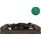 Show in main carousel: FurHaven Plush & Suede Cooling Gel Bolster Dog Bed with Removable Cover, Espresso, Large slide 5 of 11