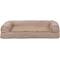 Show in main carousel: FurHaven Plush & Suede Full Support Sofa Dog & Cat Bed, Almondine, Medium slide 4 of 10