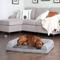 Show in main carousel: FurHaven Plush & Suede Full Support Sofa Dog & Cat Bed, Gray, Large slide 1 of 10