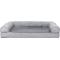 Show in main carousel: FurHaven Plush & Suede Full Support Sofa Dog & Cat Bed, Gray, Large slide 3 of 10