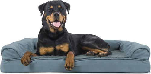 Show full view: FurHaven Plush & Suede Orthopedic Sofa Cat & Dog Bed, Deep Pool, Jumbo slide 4 of 11