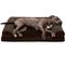 Show in main carousel: FurHaven Plush & Suede Orthopedic Sofa Cat & Dog Bed, Espresso, Large slide 4 of 11