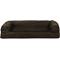 Show in main carousel: FurHaven Plush & Suede Orthopedic Sofa Cat & Dog Bed, Espresso, Medium slide 3 of 11