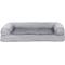 Show in main carousel: FurHaven Plush & Suede Orthopedic Sofa Cat & Dog Bed, Gray, Medium slide 3 of 11
