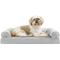 Show in main carousel: FurHaven Plush & Suede Orthopedic Sofa Cat & Dog Bed, Gray, Medium slide 4 of 11