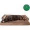 Show in main carousel: FurHaven Plush & Velvet Cooling Gel Comfy Couch Dog & Cat Bed, Almondine, Jumbo slide 4 of 10