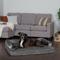 Show in main carousel: FurHaven Plush & Velvet Cooling Gel Comfy Couch Dog & Cat Bed, Dark Gray, Jumbo slide 1 of 10