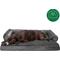 Show in main carousel: FurHaven Plush & Velvet Cooling Gel Comfy Couch Dog & Cat Bed, Dark Gray, Jumbo slide 4 of 10
