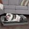 Show in main carousel: FurHaven Plush & Velvet Cooling Gel Comfy Couch Dog & Cat Bed, Dark Gray, Large slide 1 of 11