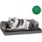 Show in main carousel: FurHaven Plush & Velvet Cooling Gel Comfy Couch Dog & Cat Bed, Dark Gray, Large slide 5 of 11
