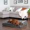 Show in main carousel: FurHaven Plush & Velvet Memory Foam Comfy Couch Dog & Cat Bed, Dark Gray, Large slide 1 of 10