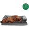 Show in main carousel: FurHaven Plush & Velvet Memory Foam Comfy Couch Dog & Cat Bed, Dark Gray, Large slide 4 of 10