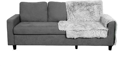 Show full view: FurHaven Polyester Furniture Luxury Snuggle Spot Furniture Protector, Mist Gray slide 4 of 11