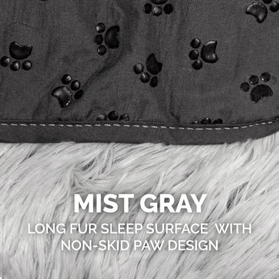 Show full view: FurHaven Polyester Furniture Luxury Snuggle Spot Furniture Protector, Mist Gray slide 10 of 11