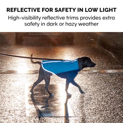 Show full view: FurHaven Pro-Fit Dog Coat, Aquamarine, Small slide 7 of 10