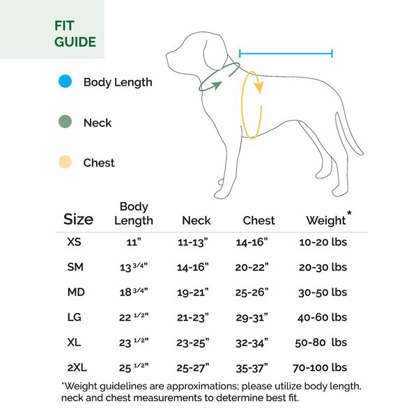 Show full view: FurHaven Pro-Fit Dog Coat, Aquamarine, X-Small slide 2 of 10