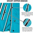 Show in main carousel: FurHaven Pro-Fit Dog Coat, Aquamarine, X-Small slide 6 of 10