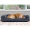 Show in main carousel: FurHaven Quilted Bolster Cat & Dog Bed with Removable Cover, Iron Gray, Jumbo slide 1 of 10