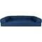 Show in main carousel: FurHaven Quilted Cooling Gel Bolster Cat & Dog Bed with Removable Cover, Navy, Large slide 3 of 10