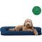 Show in main carousel: FurHaven Quilted Cooling Gel Bolster Cat & Dog Bed with Removable Cover, Navy, Large slide 4 of 10