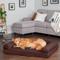 Show in main carousel: FurHaven Quilted Full Support Sofa Dog & Cat Bed, Coffee, Jumbo slide 1 of 10