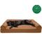 Show in main carousel: FurHaven Quilted Full Support Sofa Dog & Cat Bed, Toasted Brown, Jumbo Plus slide 4 of 10