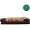 Show in main carousel: FurHaven Quilted Orthopedic Sofa Cat & Dog Bed with Removable Cover, Coffee, Large slide 5 of 12