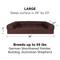 Show in main carousel: FurHaven Quilted Orthopedic Sofa Cat & Dog Bed with Removable Cover, Coffee, Large slide 6 of 12