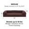 Show in main carousel: FurHaven Quilted Orthopedic Sofa Cat & Dog Bed with Removable Cover, Coffee, Medium slide 5 of 11