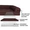 Show in main carousel: FurHaven Quilted Orthopedic Sofa Cat & Dog Bed with Removable Cover, Coffee, Medium slide 6 of 11