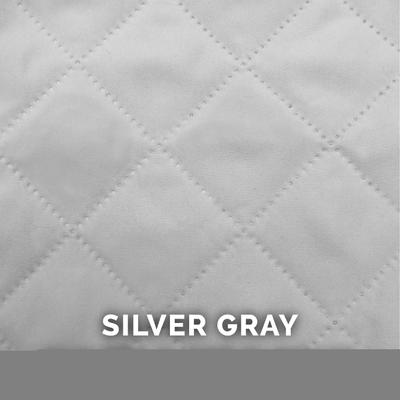 Show full view: FurHaven Quilted Orthopedic Sofa Cat & Dog Bed with Removable Cover, Large, Silver Gray slide 9 of 11