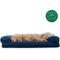 Show in main carousel: FurHaven Quilted Orthopedic Sofa Cat & Dog Bed with Removable Cover, Navy, Large slide 4 of 11