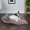 Show in main carousel: FurHaven Self-Warming Convertible Cuddle Mat Bolster Cat & Dog Bed, Large, Gray slide 1 of 11