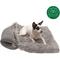 Show in main carousel: FurHaven Self-Warming Convertible Cuddle Mat Bolster Cat & Dog Bed, Large, Gray slide 3 of 11