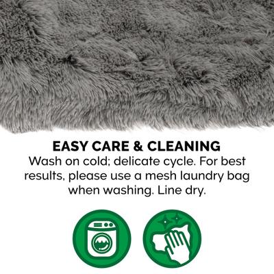 FurHaven Self-Warming Convertible Cuddle Mat Bolster Cat & Dog Bed