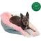 Show in main carousel: FurHaven Self-Warming Convertible Cuddle Mat Bolster Cat & Dog Bed, Small, Rainbow slide 3 of 10